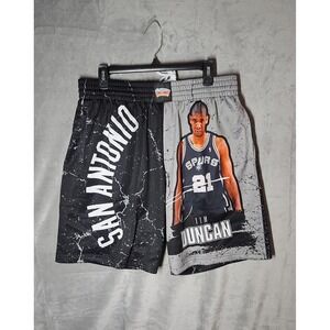 Mitchell & Ness Tim Duncan Shorts Large San Antonio Spurs NBA NWT Basketball